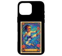 Black Belt Carte de Tarot pour Fille Afro-américaine taekowndo karaté Coque pour iPhone 16 Pro Max