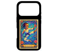 Black Belt Carte de Tarot pour Fille Afro-américaine taekowndo karaté Coque pour iPhone 17 Pro