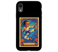 Black Belt Carte de Tarot pour Fille Afro-américaine taekowndo karaté Coque pour iPhone XR