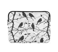 Black Bird Housse matelassée pour ordinateur portable Housse souple rembourrée antichoc Sac de transport pour ordinateur portable Taille M