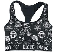 Black Blood by Gothicana Femme Haut de Bikini Noir XL