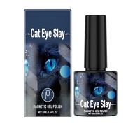 Black Blue Magnetic Gel Polonais - Holographic Jelly Gel, Glitter Shine Nail Laquer, Iridescent UV, Cosmic Color Polish | Style De L'ongle De Bricolage Pour Les Femmes, Nouvel An