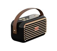 (black) Bluetooth Speakers Retro Wireless Small Stereo Ornament Speaker Funky Gifts
