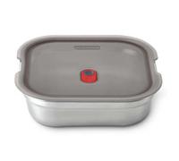Black+Blum Boîte à déjeuner Multi-function Square S 1,1 L Acier inoxydable anti-fuite Argenté