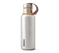 Black+Blum Bouteille isotherme 500 ml Acier inoxydable, Large goulot, anse cuir, 12h/24h – Orange