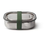 BLACK + BLUM - Petite Boite Repas 3-en-1 en Acier Inoxydable - Lunch Box Bento à Compartiments - pour Adulte et Enfant - Fourchette Comprise - 600ml - Olive