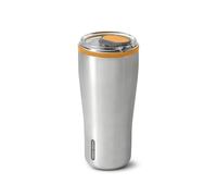 BLACK + BLUM Gobelet isotherme en acier inoxydable 18/8 avec couvercle anti-fuite, couvercle verrouillable, garde au chaud pendant 6 heures, au froid pendant 8 heures, orange, 600 ml