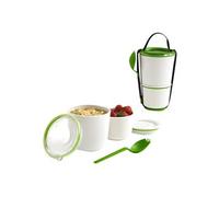 black + blum Lunch Pot - Jeu de contenants pour aliments - blanc, citron vert Blanc