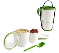 black + blum Lunch Pot - Jeu de contenants pour aliments - blanc, citron vert Blanc G
