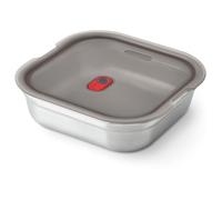 black+blum - Multifunktions Food Boxen Square - Conservation de la nourriture - 1,1 l - rot