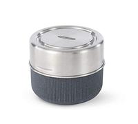 Black+Blum GR-LB-M015 Bol en verre | Boîte à déjeuner étanche en acier inoxydable, polypropylène avec fibre de bois et silicone, 600 ml, ardoise