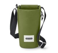 BLACK + BLUM - Sac à Bouteille Isotherme - Intérieur Imperméable - Garde Les Contenus au Froid - Anse de Transport Confortable - Petite Poche - Vert Kaki