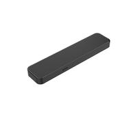 (Black)Bone Conduction Music Box Portable Wireless Bluetooth Speaker Stereo Bass Under Pillow Improve Sleep Travel
