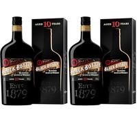 Black Bottle 10 Ans d'Âge | Whisky Scotch Blended | 40% ABV | 70 cl | Fumée de tourbe parfumée | Islay en bouteille | À déguster en Highball fumé, pur ou sur glace | Bousculez les règles (Lot de 2)
