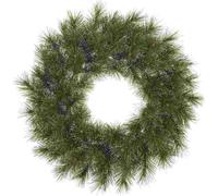 Black Box Couronne de Noël Glendon - 60x60x0 cm - Aiguille dure - Vert