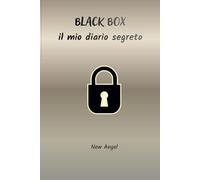BLACK BOX il mio diario segreto: Regalo ragazzo/ragazza, Regalo compleanno, Diario segreto, Appunti per ragazzi, Diario adolescenti, Taccuino cancelleria A5, Copertina rigida