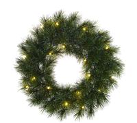 Black Box Trees Glendon Couronne de Noël avec éclairage LED Ø60 cm - vert