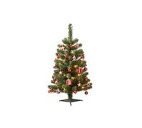 Black Box Trees Joy Sapin de Noël artificiel avec Ornements et LED - ?90 - ?50cm