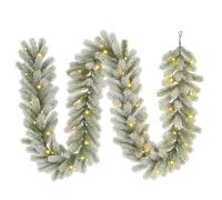 Black Box Trees Kaprun Guirlande avec éclairage LED et Fonction minuterie - L270 x Ø25 cm - Doré/Vert