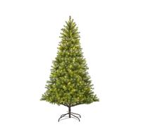 Black Box Trees Nagoya Sapin de Noël Artificiel avec éclairage LED Blanc Chaud - H 210 x Ø 115 cm - Vert