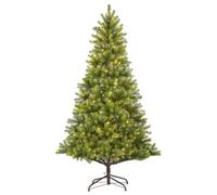 Black Box Trees Nagoya Sapin de Noël Artificiel avec éclairage LED Blanc Chaud - H 210 x Ø 115 cm - Vert