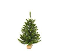 Black Box Trees Richmond Sapin de Noël Artificiel dans Un Sac en Toile de Jute - 90 x 69 cm - Vert