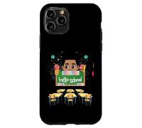 Black Boy Magic Rack to School Hello Melanin Todller Boys Coque pour iPhone 11 Pro