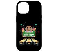 Black Boy Magic Rack to School Hello Melanin Todller Boys Coque pour iPhone 14