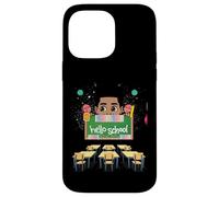 Black Boy Magic Rack to School Hello Melanin Todller Boys Coque pour iPhone 14 Pro Max
