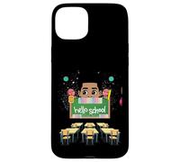 Black Boy Magic Rack to School Hello Melanin Todller Boys Coque pour iPhone 15 Plus