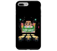 Black Boy Magic Rack to School Hello Melanin Todller Boys Coque pour iPhone 7 Plus/8 Plus