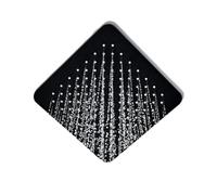 Black Brass Bathroom Shower System Wall-mounted Design 3-function Thermostatic 2-handle 2-control Waterfall Tap(2Brushed Gold 25mm)