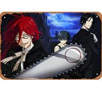 Black Butler Affiche murale décorative rétro en métal 20,3 x 30,5 cm