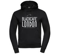 Black-Cafe London Classical Capuche, noir-blanc, taille M pour homme