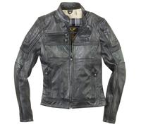 Black-Cafe London Shona II Veste en cuir de moto dames, taille L pour femmes