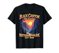 Black Canyon The Gunnison National Park Randonnée Vintage T-Shirt