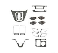Black Carbon Fiber Dashboard Cover Set for pour honda CR-V 07-11 | 16-piece full set, precise fit for 2007-2011 models, covers scratches, easy peel-and-stick install