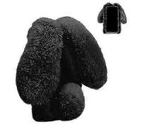 (Black)Case for OnePlus Nord N100 Cute Plush Toys Bunny Furry Case Rabbit ...