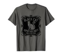 Black Cat Apothicaire Stop in for A Spell T-Shirt