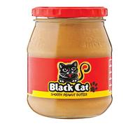 Black Cat Beurre de cacahuète lisse 400 g - Beurre de cacahuète sud-africain - Beurre de cacahuète lisse sud-africain