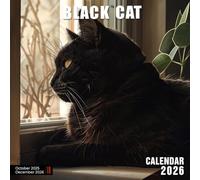 Black Cat Calendar 2026: Sleek Felines Radiating Mystery and Charm