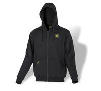 Black Cat Cat Pull de pêche, fermeture éclair, noir, taille : XXL