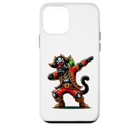 Black Cat Dabbing Dab Parrot Funny Halloween Pirate Costume Coque pour iPhone 12 Mini