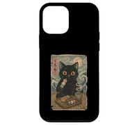 Black Cat Dango Tea Set Series Funny Kawaii Ukiyo Novelty Coque pour iPhone 12 Mini