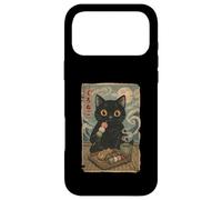 Black Cat Dango Tea Set Series Funny Kawaii Ukiyo Novelty Coque pour iPhone 17 Pro Max