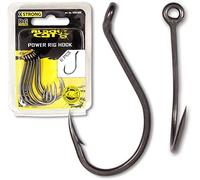 Black Cat DG Coating 6/0 Power Rig Lot de 6 Crochets