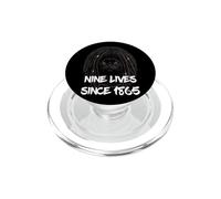 Black Cat Dreadlocks 9 Vies Depuis 1865 | African Dreads PopSockets PopGrip pour MagSafe