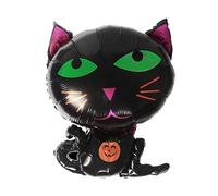 Black Cat Halloween Ghost Festival Mall Ktv Decoration Arrangement Pumpkin Ghost Skull Aluminum Foil Balloon Balloon Package Clever Treatment