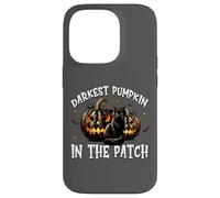 Black Cat Halloween Graphic for Darkest Pumpkin in The Patch Coque pour iPhone 14 Pro