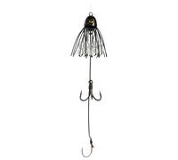 Black Cat Leurre Souple Battle Teaser Black Silver Flash 160g
